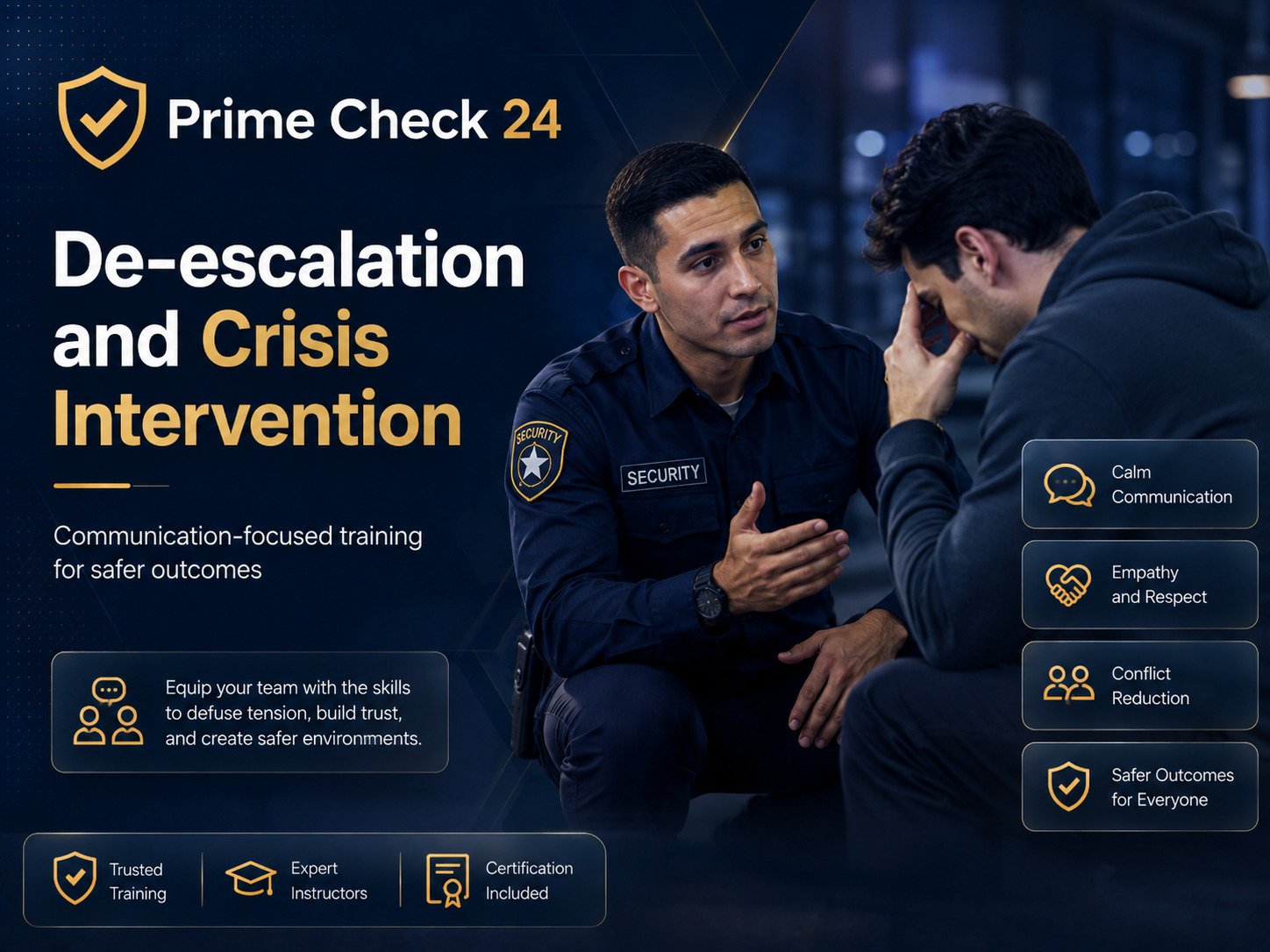De-escalation and Crisis Intervention